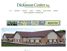 Tablet Screenshot of dickinsoncenter.org